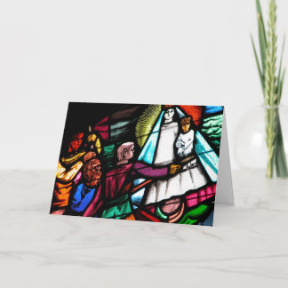 Stained Glass Window Holiday Card