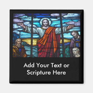 Stained Glass Window Jesus Christ Magnet