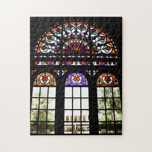 Stained Glass Window Jigsaw Puzzle (Vertical)