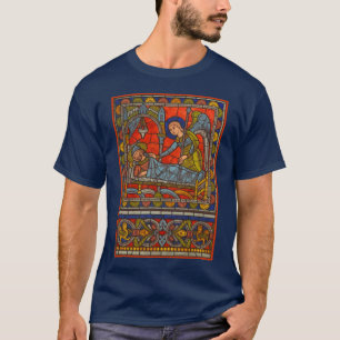 Stained Glass Window Joseph's Dream Chartres T-Shirt