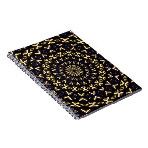 Stained Glass Window Kaleidoscope 11 Notebook