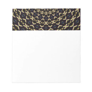 Stained Glass Window Kaleidoscope 11 Notepad