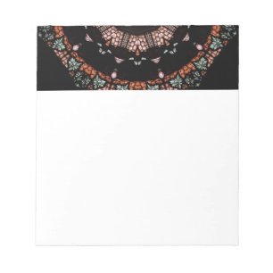 Stained Glass Window Kaleidoscope 14 Notepad