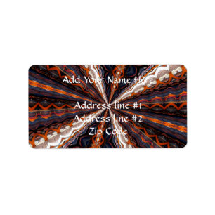 Stained Glass Window Kaleidoscope 19 Label