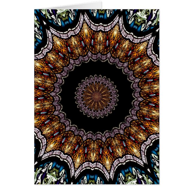 Stained Glass Window Kaleidoscope 21 (Front)