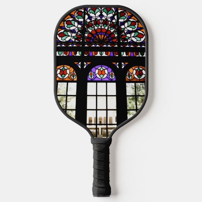 Stained Glass Window  Pickleball Paddle (Front)