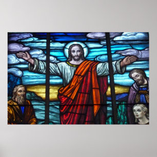 Stained Glass Window Poster