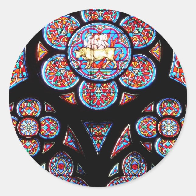 Stained Glass Window Sticker (Front)