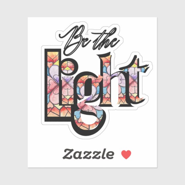 Stained Glass Window Watercolor Multicolor (Sheet)