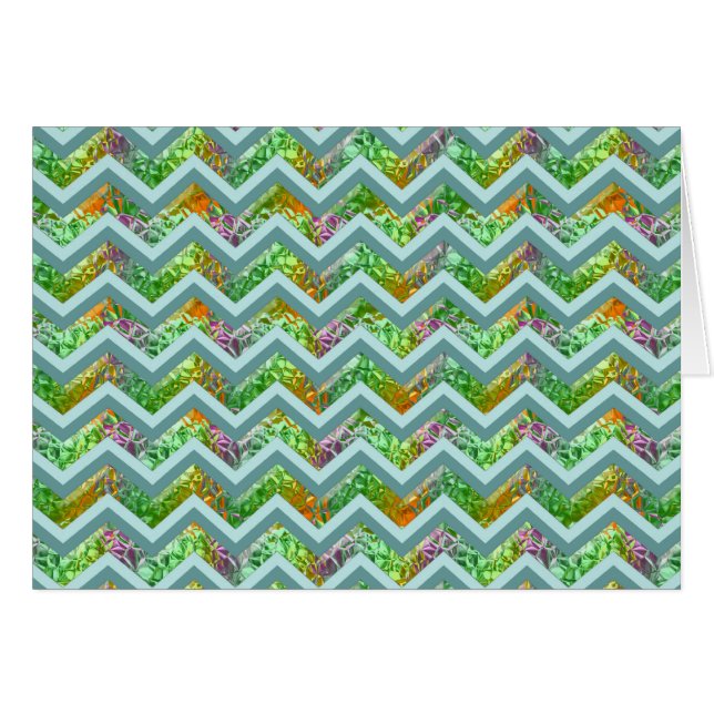 Stained Glass ZigZag (Front Horizontal)