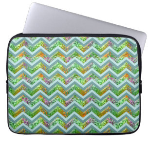 Stained Glass ZigZag Laptop Sleeve