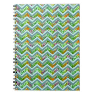 Stained Glass ZigZag Notebook