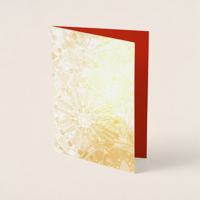Stained Ornament Foil Card (Front)