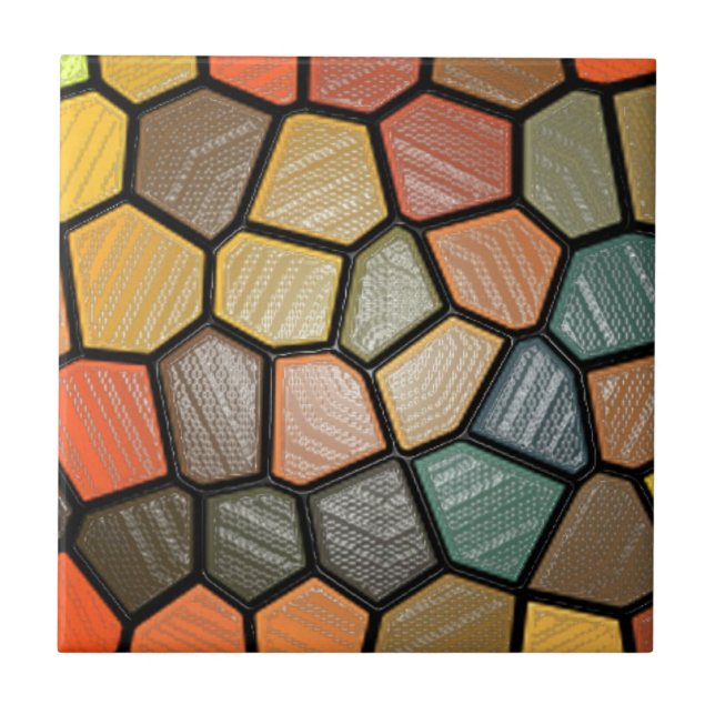 Stained Plastic Effect Tile (Front)
