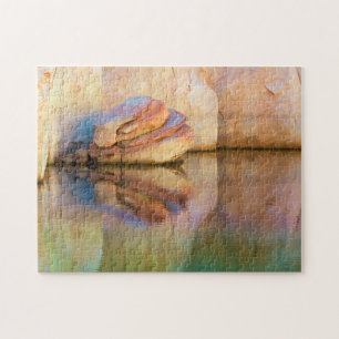 Stained Sandstone Wall Glen Canyon, UT Jigsaw Puzzle