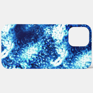 Stained showy blue looks like frosted glass  iPhone 12 pro max case