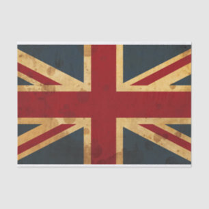 Stained Union Jack UK Flag Tissue Paper