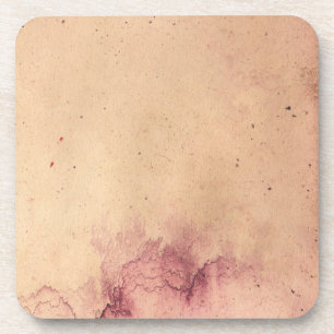 Stained Vintage Paper 3 Coaster