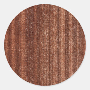Stained Wood Classic Round Sticker