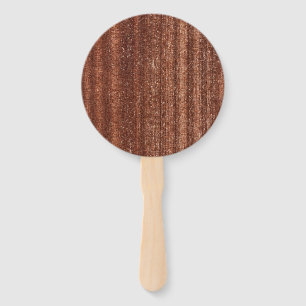 Stained Wood Hand Fan