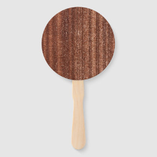 Stained Wood Hand Fan