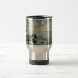 Stainless Steel 15 oz Travel/Commuter Mug:DRAGON Travel Mug