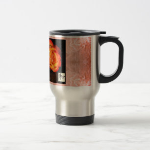 Stainless Steel 15 oz Travel LACE & ROSE Mug