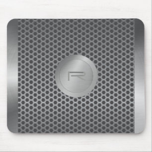 Stainless Steel and Metal Pattern MousePad