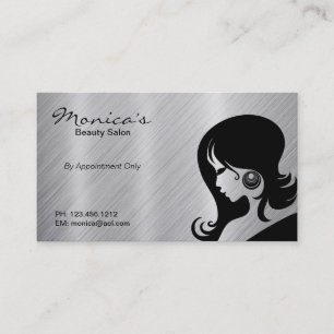 Stainless Steel Beauty Salon w/ Appointment Date