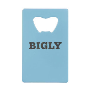 STAINLESS STEEL BIGLY DESIGN BOTTLE OPENER