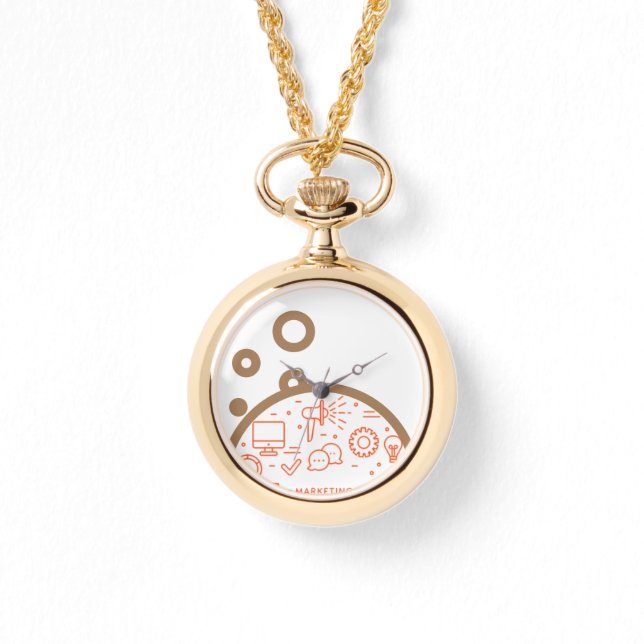 Stainless Steel Black Watch (Front)