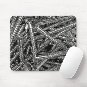 Stainless Steel Bolts Mouse Mat