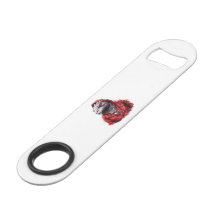 Stainless steel bottle opener