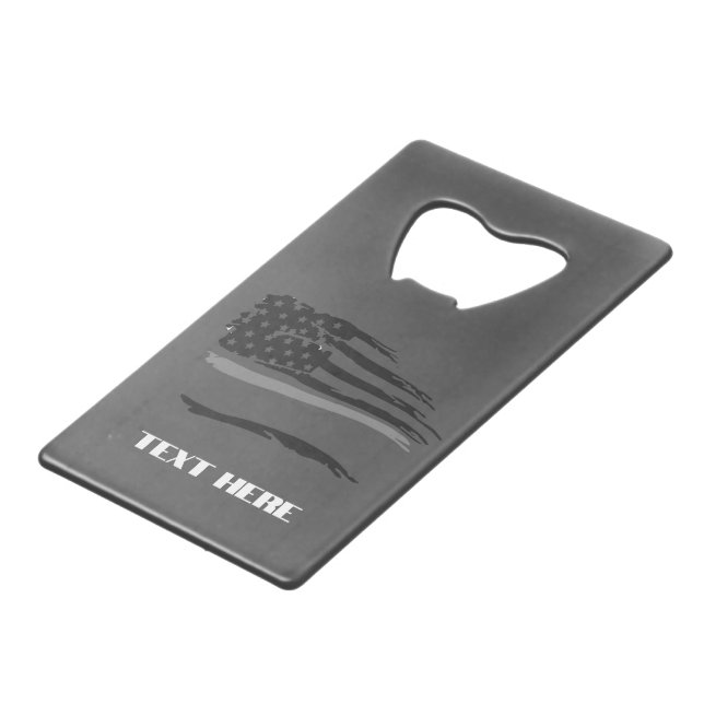 Stainless Steel Bottle Opener (Front Angled)
