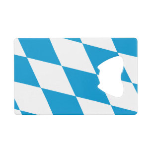 Stainless Steel Bottle Opener Bavaria flag