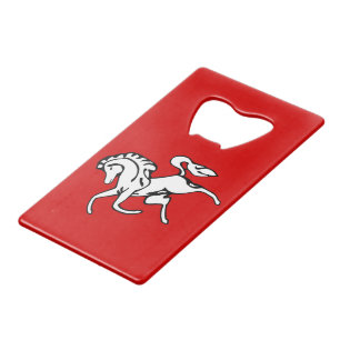Stainless Steel Bottle Opener flag of Kent County