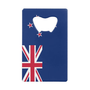 Stainless Steel Bottle Opener flag of New Zealand