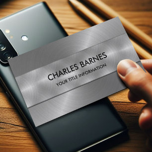 Stainless Steel Business Card