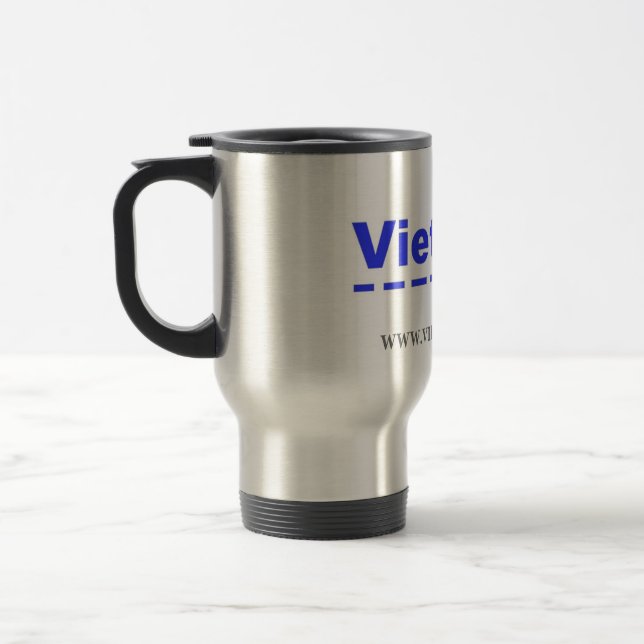 STAINLESS STEEL COFFEE MUG (Left)