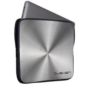 Stainless Steel-Customisable Monogram Laptop Sleeve