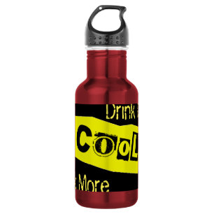 Stainless Steel Drink more Text 532 Ml Water Bottle