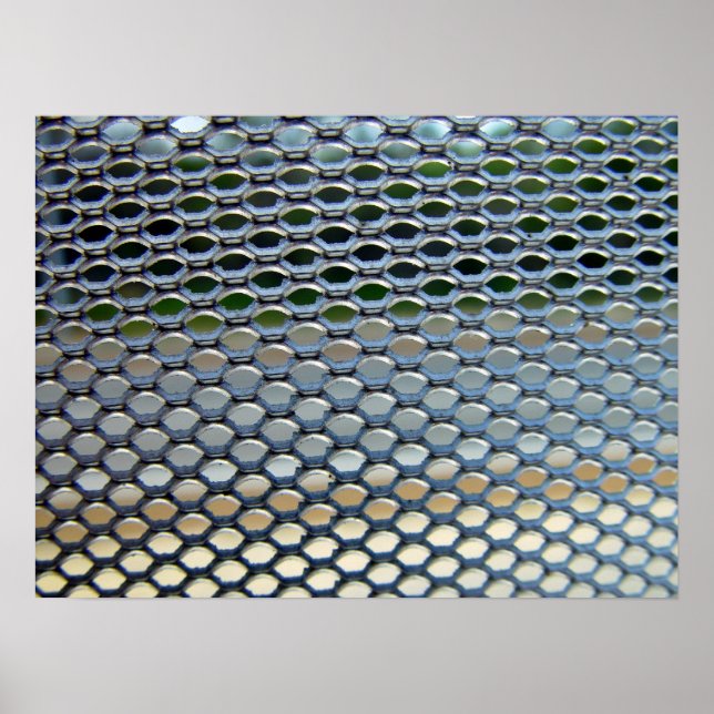 Stainless steel  grille poster (Front)