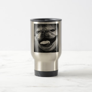 Stainless Steel Gus the Pug Travel Mug