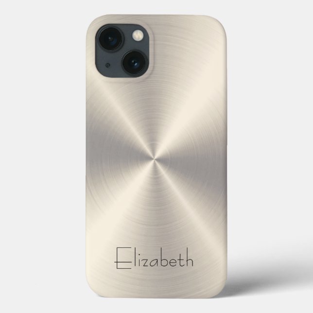 Stainless Steel Metal Case-Mate iPhone Case (Back)