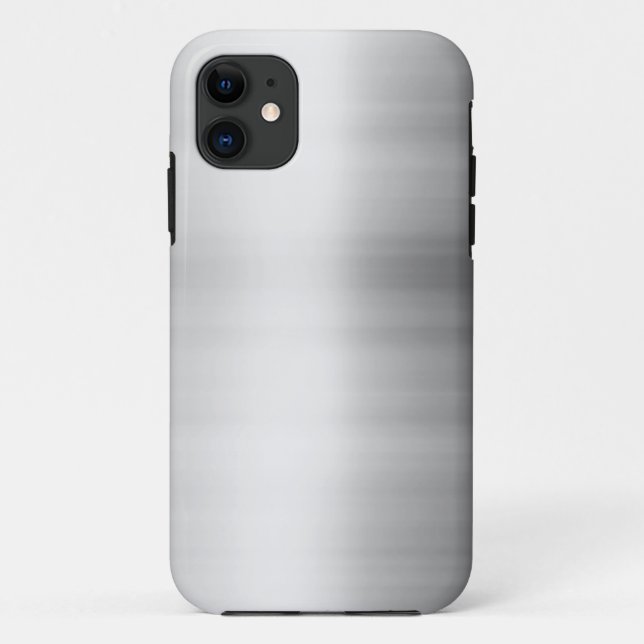 Stainless Steel Metal Look Case-Mate iPhone Case (Back)