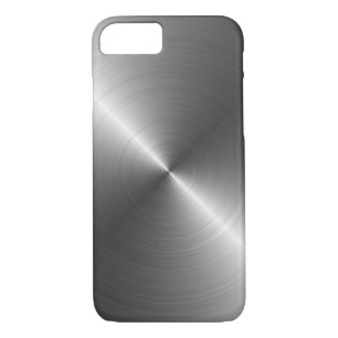 Stainless Steel Metal Look iPhone 7 Case