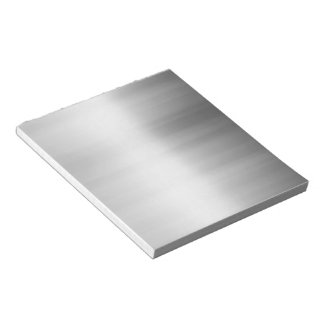 Stainless Steel Metal Look Notepad