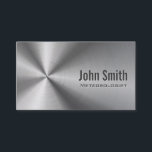 Stainless Steel Meteorological Business Card<br><div class="desc">Stainless Steel Meteorological Business Card.</div>