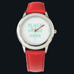 Stainless Steel Red Watch<br><div class="desc">Stainless Steel Red Watch</div>