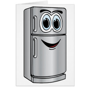 Stainless Steel Refrigerator Cartoon
